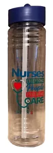 Botella de agua Nurses Exceptional People Essential Care motivacional Time Tracker. - Imagen 1 de 9