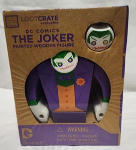 The Joker bemalte Holzfigur DC Comics 2 Köpfe Batman Beutekiste exklusiv  - Bild 1 von 1