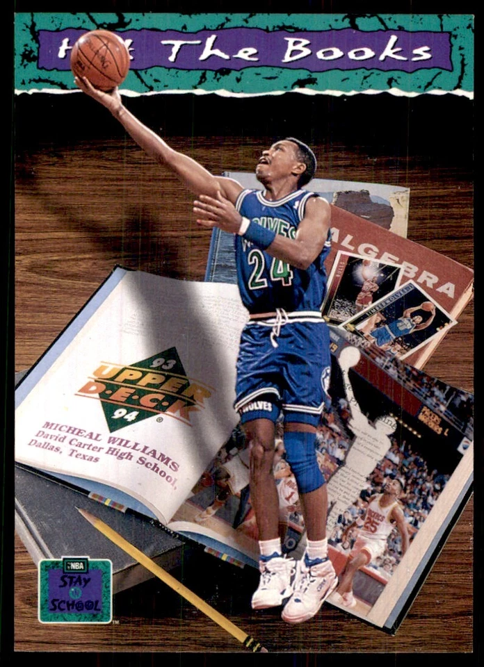 1993-94 Upper Deck Micheal Williams Minnesota Timberwolves #481 - Image 1 of 2