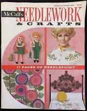 Spring Summer 1970 McCalls Needlework & Crafts Magazine Crochet Knit Needlepoint