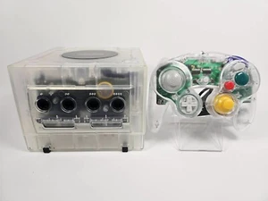 Nintendo GameCube Clear Console + Controller + Accessory NTSC-U/C (US/Canada) - Picture 1 of 46