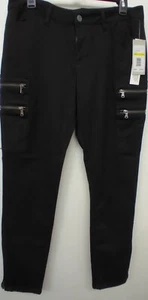 Womens Kenneth Cole Reaction Black Knit Utility Pants Slacks Size 8 - Picture 1 of 5