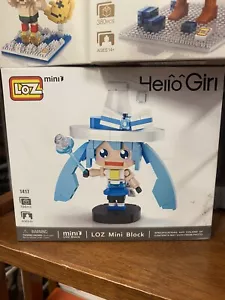 HELLO GIRL anime Lego ladrillos LOZ figura juguete ¡NUEVO! ¡RARO! - Imagen 1 de 1