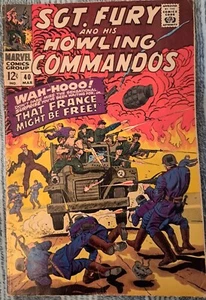 Sgt. Fury and His Howling Commandos #40 1967 Marvel Comics Silver Age Stan Lee - Picture 1 of 4