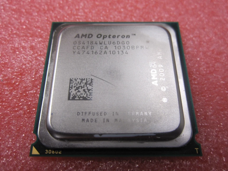 QTY 1x AMD Opteron 4184 2.8 GHz Six Core (OS4184WLU6DGO) CPU Socket C32 - Image 1 of 1