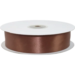 Nastro doppio raso 40 mm rotolo da 50 metri | marrone scuro ETM-D4005-1 - Foto 1 di 2