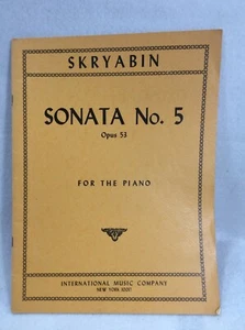 SKRYABIN SONATA Nr. 5 Opus 53 Noten für Klavier - Bild 1 von 4