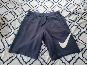 Nike Shorts Mens Medium Blue Tag Big Swoosh - Picture 1 of 5