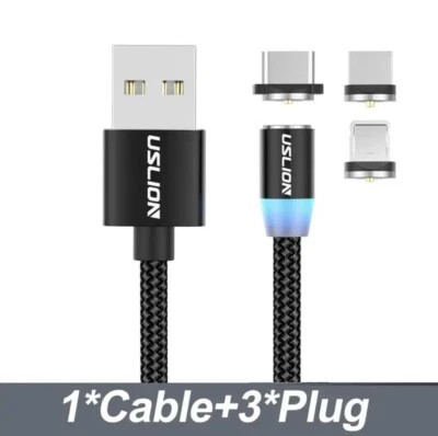 Cavo Usb C Magnetico 2mt Iphone , Samsung. Statik 360 Ricarica Cellulare Rapida - Immagine 1 di 4