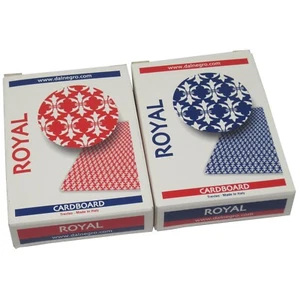 Dal Negro Treviso Royal Setup Red/Blue Playing Cards Poker STD Index* - Picture 1 of 2