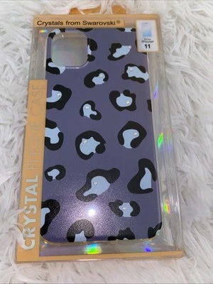 Funda Swarovski iPhone 11 Leopardo Con Cristales Foto 1 de 3
