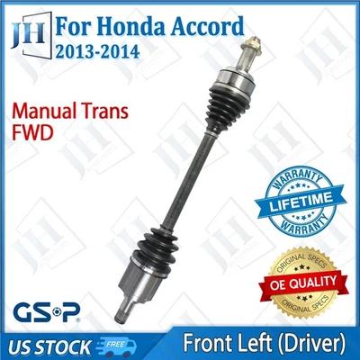 Eje CV conductor delantero izquierdo original para Honda Accord Civic 2013 2014 tracción delantera manual Foto 1 de 4