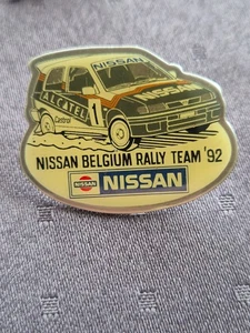 collectable Pin - Nissan Belgium Racing team 1992 vintage pin - Picture 1 of 1