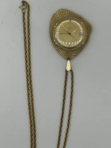 Vintage Bulova Accutron 2181 Pendant Watch Crosshair Dial - Bild 1 von 6