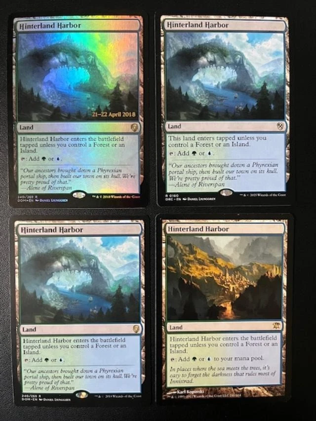 MTG- Hinterland Harbor x4 (One is FOIL) - Image 1 of 1
