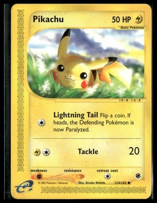 Pikachu #124/165 Expedition MP - Image 1 of 2