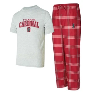 Herren Concepts Sport Stanford Cardinal T-Shirt & Hose Schlafset - Bild 1 von 3