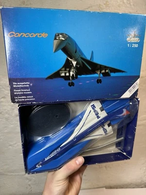 RARE SCHABAK 1:250 PEPSI EDITION CONCORDE MODEL # 1029/185 MADE IN GERMANY - Image 1 of 4