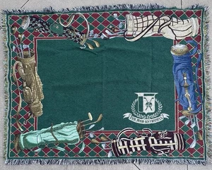 "Manta tejida de algodón The Rug Barn tapiz de golf 'Mad Anthony's' 65""x48""" - Imagen 1 de 7