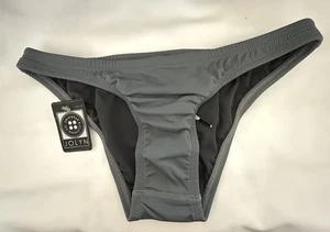 Jolyn Bikini Swim Bottom Europe Style Gray Small New With Tags - Picture 1 of 5