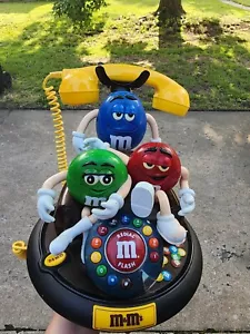 M&M'S Animated Telephone Red, Green & Blue M&M Talking Phone In Original Bos - Picture 1 of 10