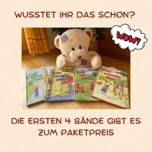 Kurzgeschichten für Kinder😊4 Bücher💕Gott kann alles-Reihe🌸Katja Habicht🐟NEU - Bild 1 von 10