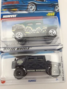Hot Wheels Lot x2 Humvee #1080 & HW First Response 4/10 - Picture 1 of 5