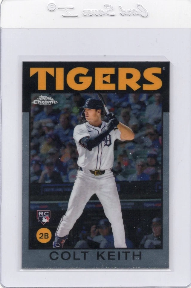 2024 Topps Chrome Lids Mitchell & Ness Colt Keith Detroit Tigers RC Rookie #23 - Image 1 of 2