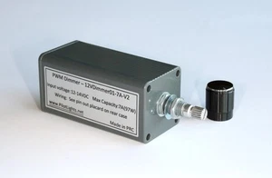 12 Volt LED PWM Dimmer DC Beleuchtung Dimmer Controller für LED Auto Wohnmobil Marine - Bild 1 von 6