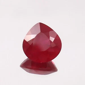 AAA 4.60 Ct Natural Flawless Mozambique Red Ruby Heart Loose Gemstone Cut - Picture 1 of 6