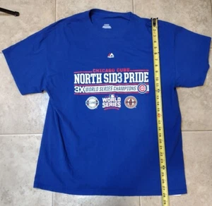 Chicago Cubs North Side Pride 2016 World Series Champions T-Shirt Men's Size XL - Picture 1 of 6