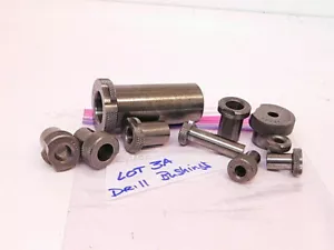 LOTTO USATO "3A" 10 PEZZI. BOCCOLE PER TRAPANO RINNOVABILI FISSE ANTISCIVOLO MACCHINISTA (DECIMALI) - Foto 1 di 1