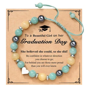 To My Granddaughter Daughter Bracelet Graduation Birthday Xmas Gifts for Girls - Picture 1 of 45