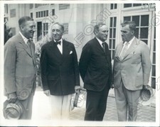 1928 Tammany Hall Judge Olvany William H Keen Joe Robinson Press Photo