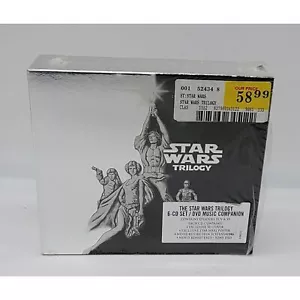 6 CD Soundtrack Box Set STAR WARS TRILOGY Factory Sealed DVD Music Companion - Imagen 1 de 4