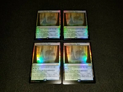 MTG 1x Modern Horizons rare land NM- German FOIL Waterlogged Grove - Image 1 of 2