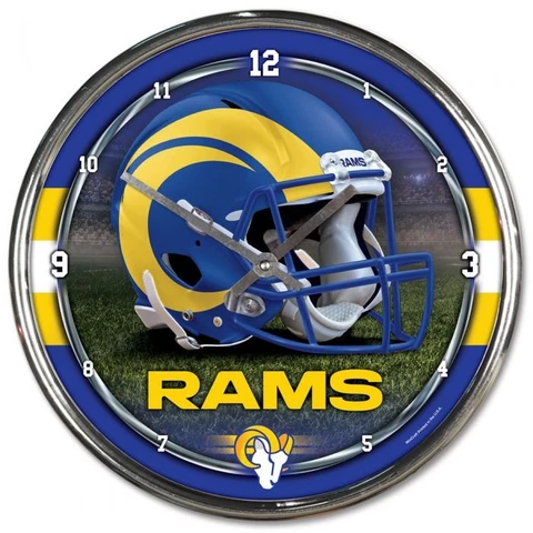 NFL Los Angeles Rams Chrome Clock Cover