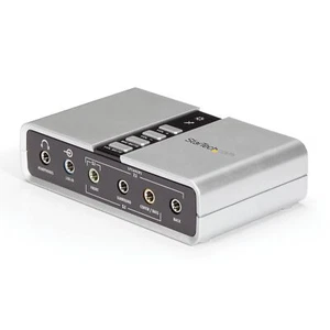 Startech.com 7.1Ch Usb-Dac Headphone Amplifier S/Pdif ?Icusbaudio7D - Picture 1 of 6