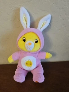 Care Bears FUNSHINE ORSO 9" Costume Coniglio di Pasqua Peluche Imbottito Animale - Foto 1 di 5
