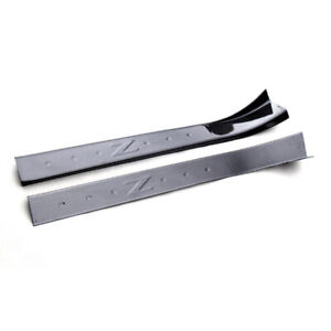 Real Dry Carbon Fiber Door Sill Plate Strip Trim for Nissan 350Z Z33 2003-2008