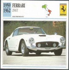 EDITO-SERVICE S A 1991 CLASSIC CARS-1959-1962-FERRARI 250GT