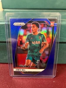 LOT (2) 2024-25 Panini Prizm EPL James Hill Blue Prizm /299 - Silver Prizm RC - Picture 1 of 4