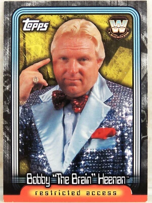 WWE BOBBY HEENAN TOPPS INSIDER LEGEND CARD L17 2006 WRESTLING WWF ECW WCW - Image 1 of 2