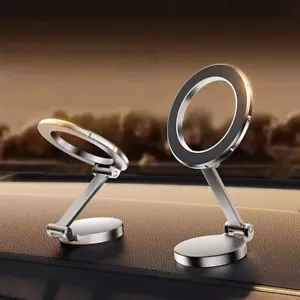 Magnetic Phone Holder Car Mount Dashboard Desktop Stand For iPhone Android - Picture 1 of 28