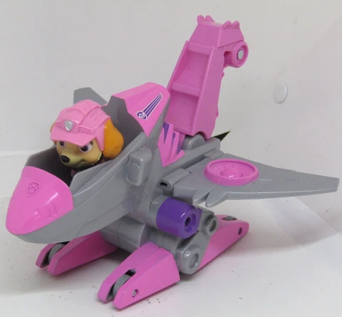 Paw Patrol Dino Rescue Skye's Deluxe Rev-Up Vehicle with Sky Figure Cover