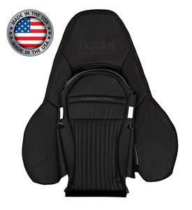 Front Top Perforated Synthetic Leather Seat Cover For 1997 - 2004 Chevy Corvette - Picture 1 of 23