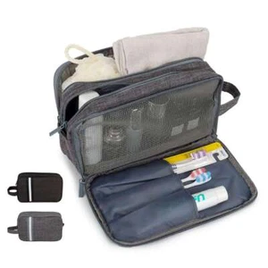 Small Toiletry Bag Men Women Cosmetic Makeup Shaving Organizers Portable Travel - Picture 1 of 14