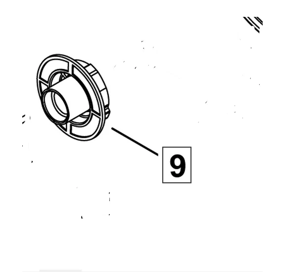 P022040080 Genuine Echo Part PLATE, CAM cs-2511t-14 cs-2511t  - Imagem 1 de 1