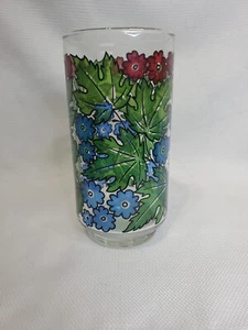 Vtg Libbey Tiffany Foliage 12oz Drink Glass Replacement 1970's - Picture 1 of 3