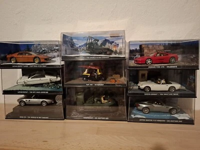 James Bond Modellauto Collection 007 Sammlung  9 Stück - Bild 1 von 4